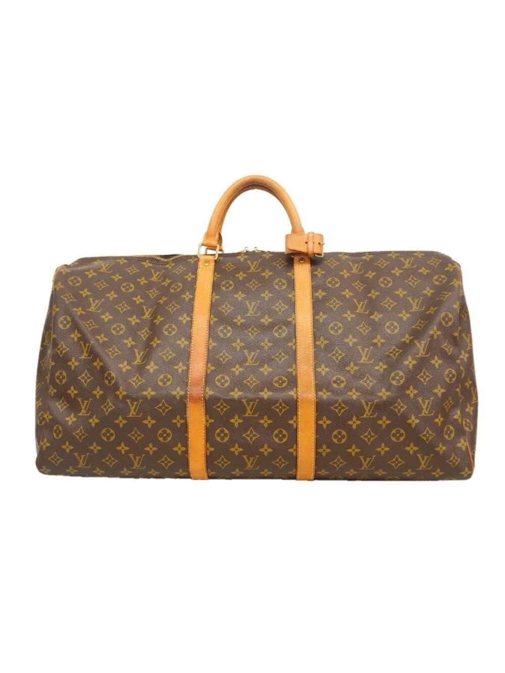 Louis Vuitton Boston Bag Monogram Keepall 60 Brown
